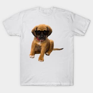 Sad Puppy With Sunglasses T-Shirt